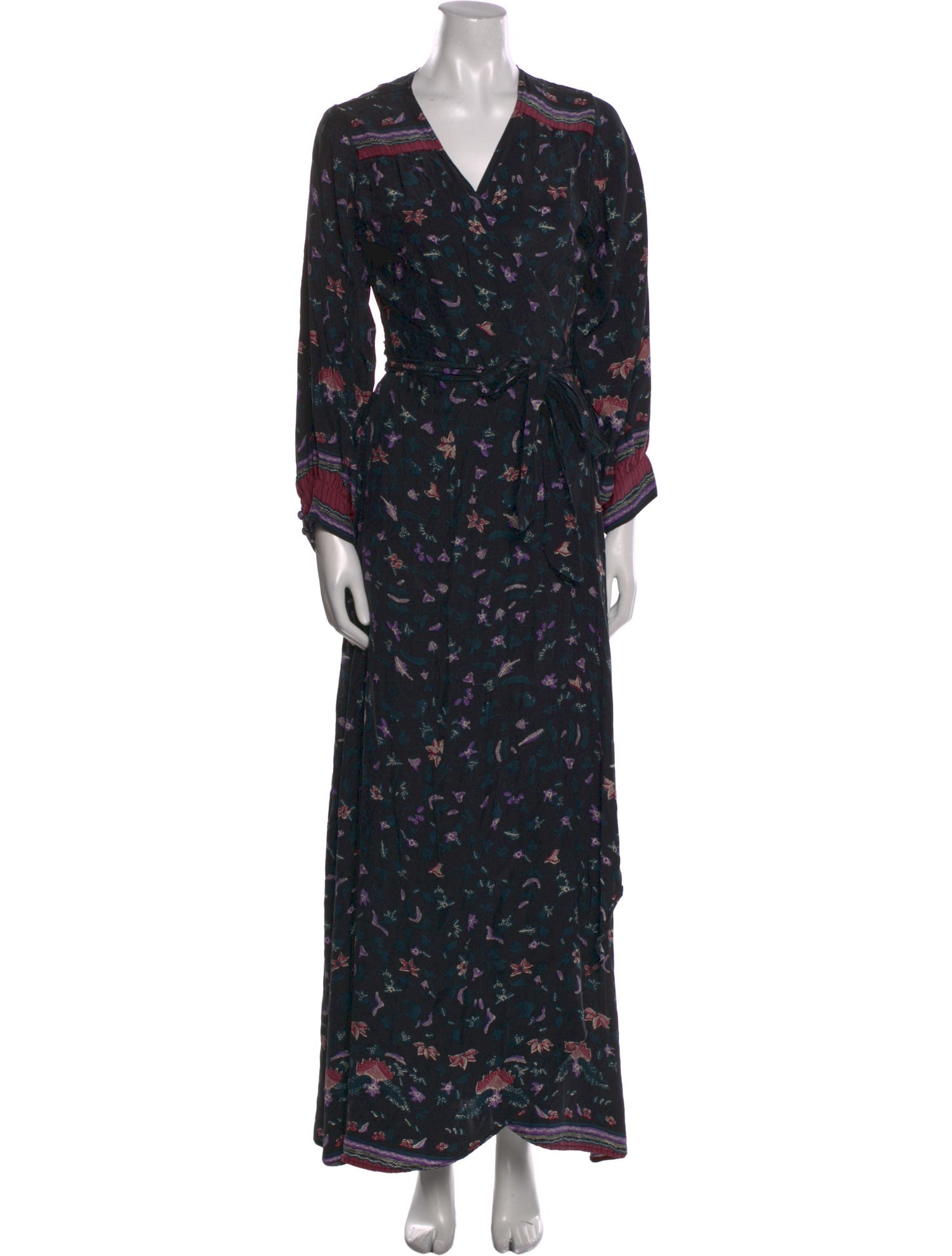 Natalie Martin Silk Long Dress