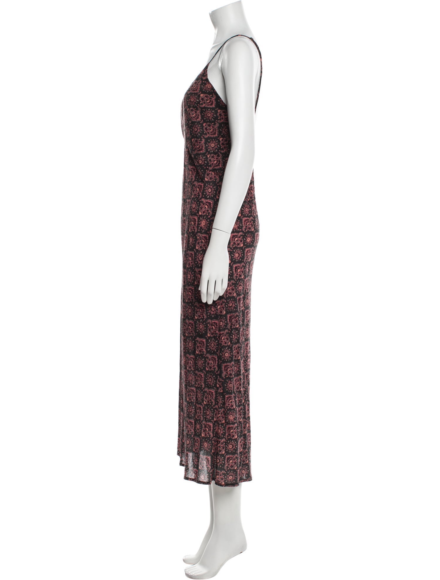 Natalie Martin Floral Print Long Dress