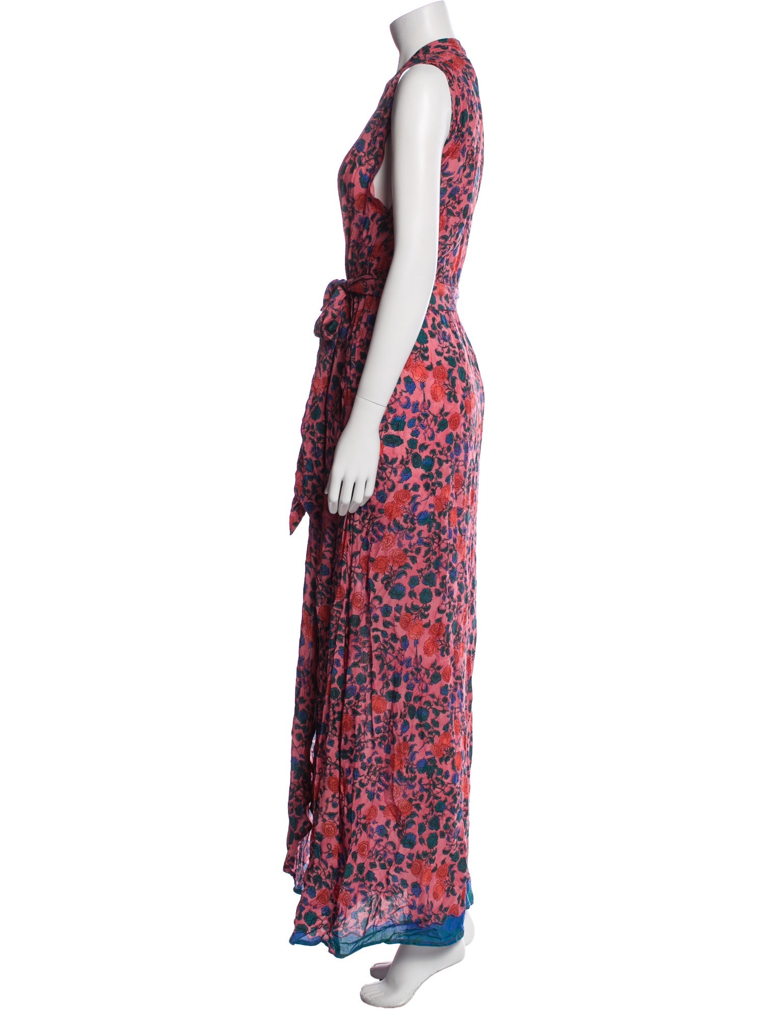 Natalie Martin Floral Print Long Dress