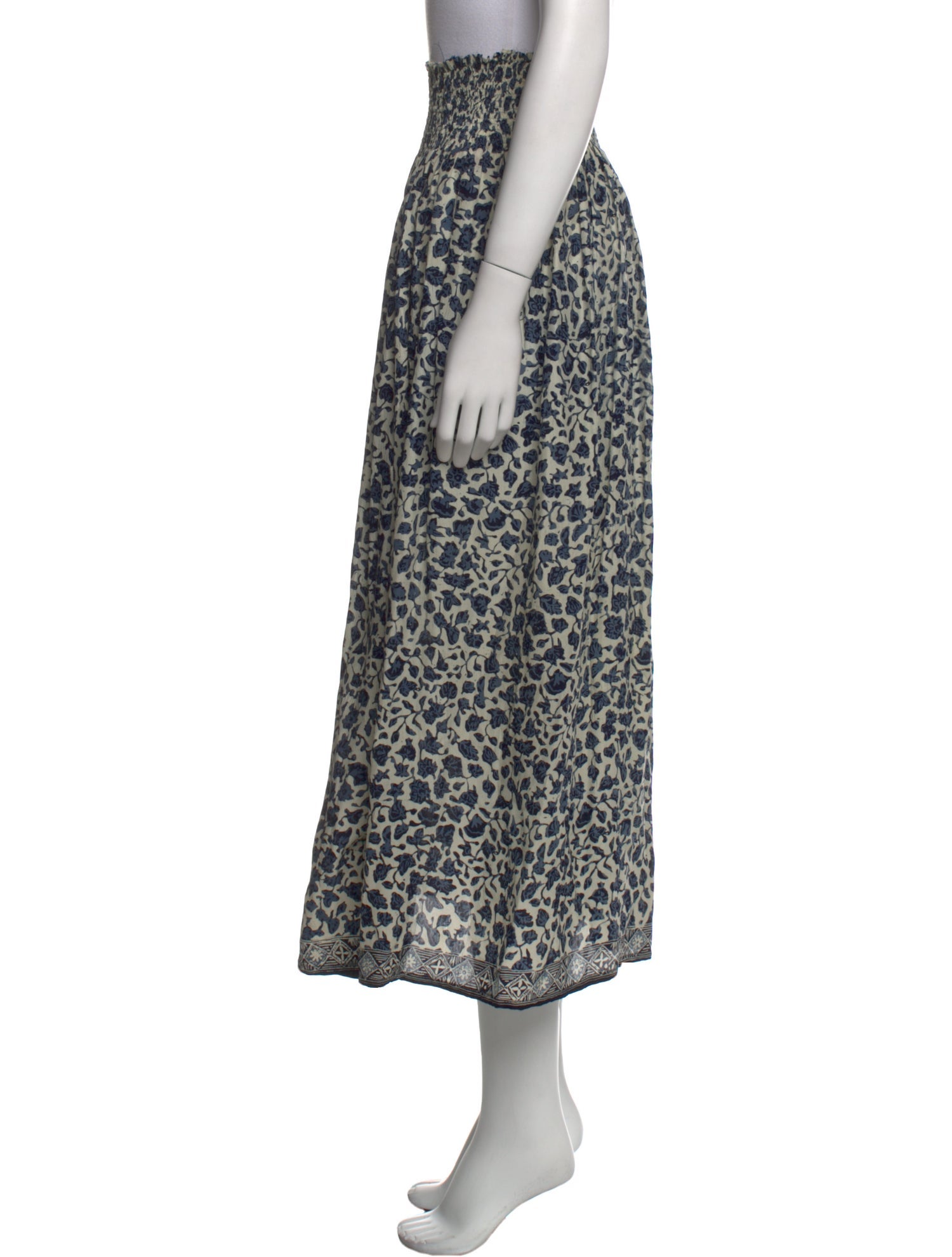 Natalie Martin Silk Midi Length Skirt