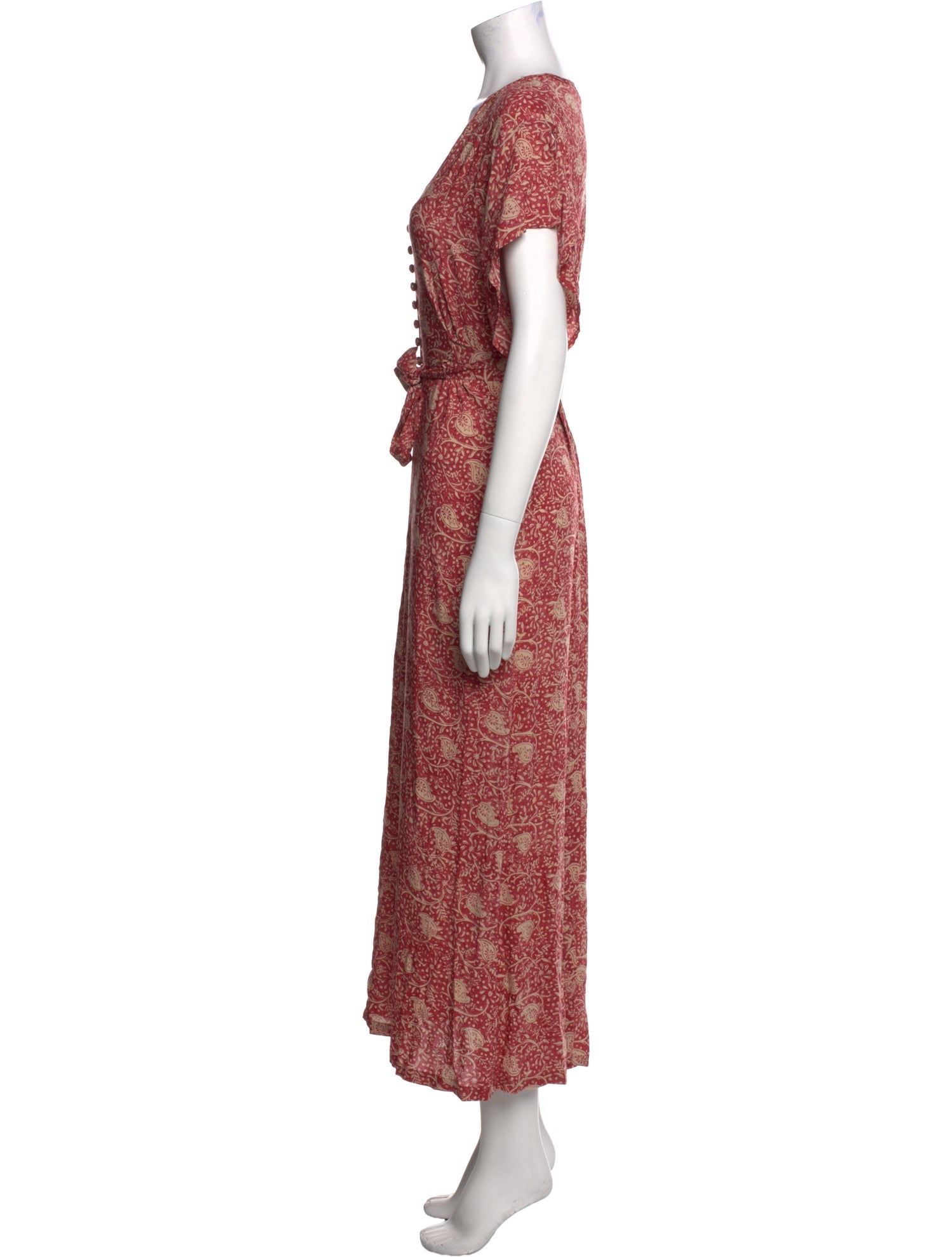 Natalie Martin Floral Print Long Dress