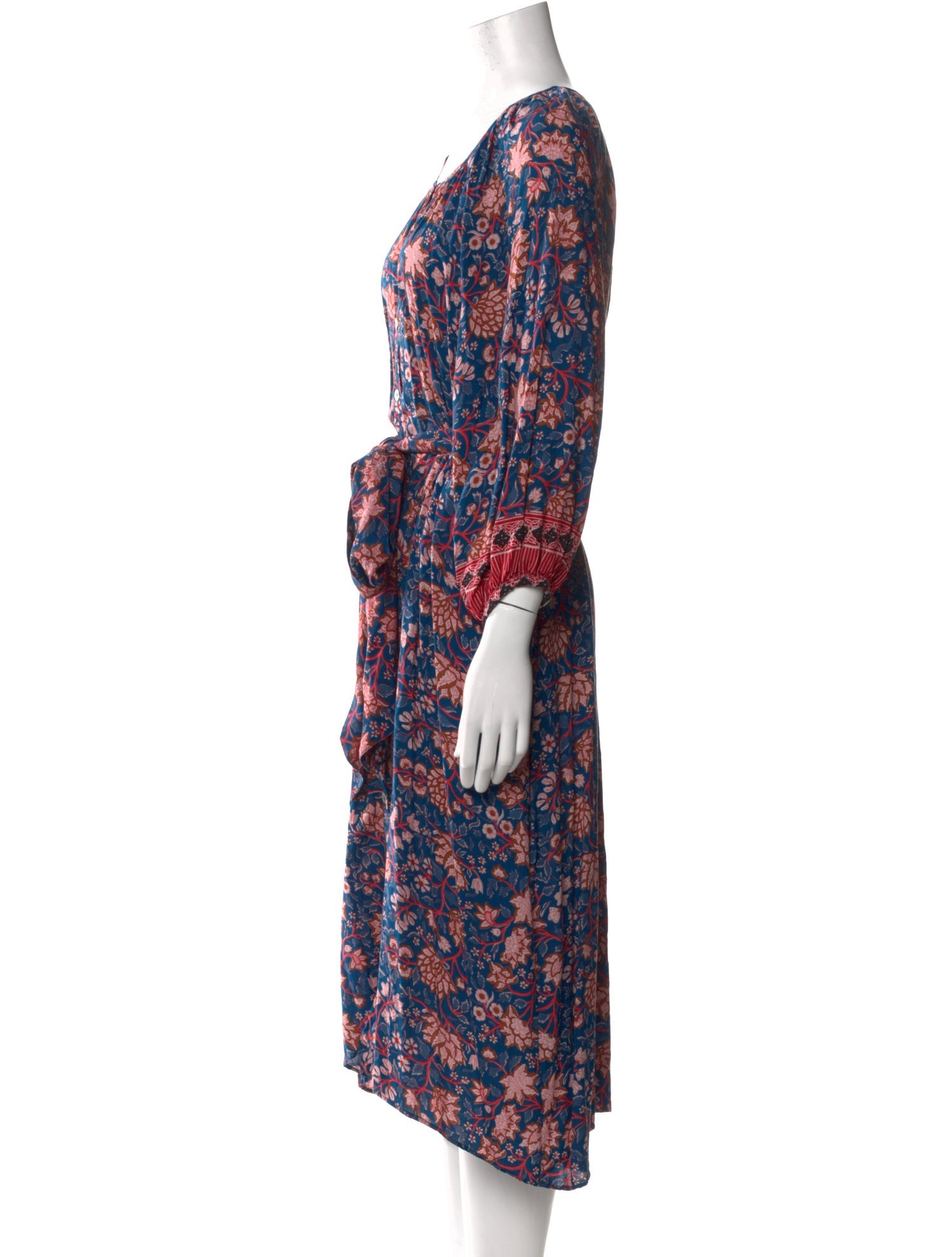 Natalie Martin Floral Print Long Dress