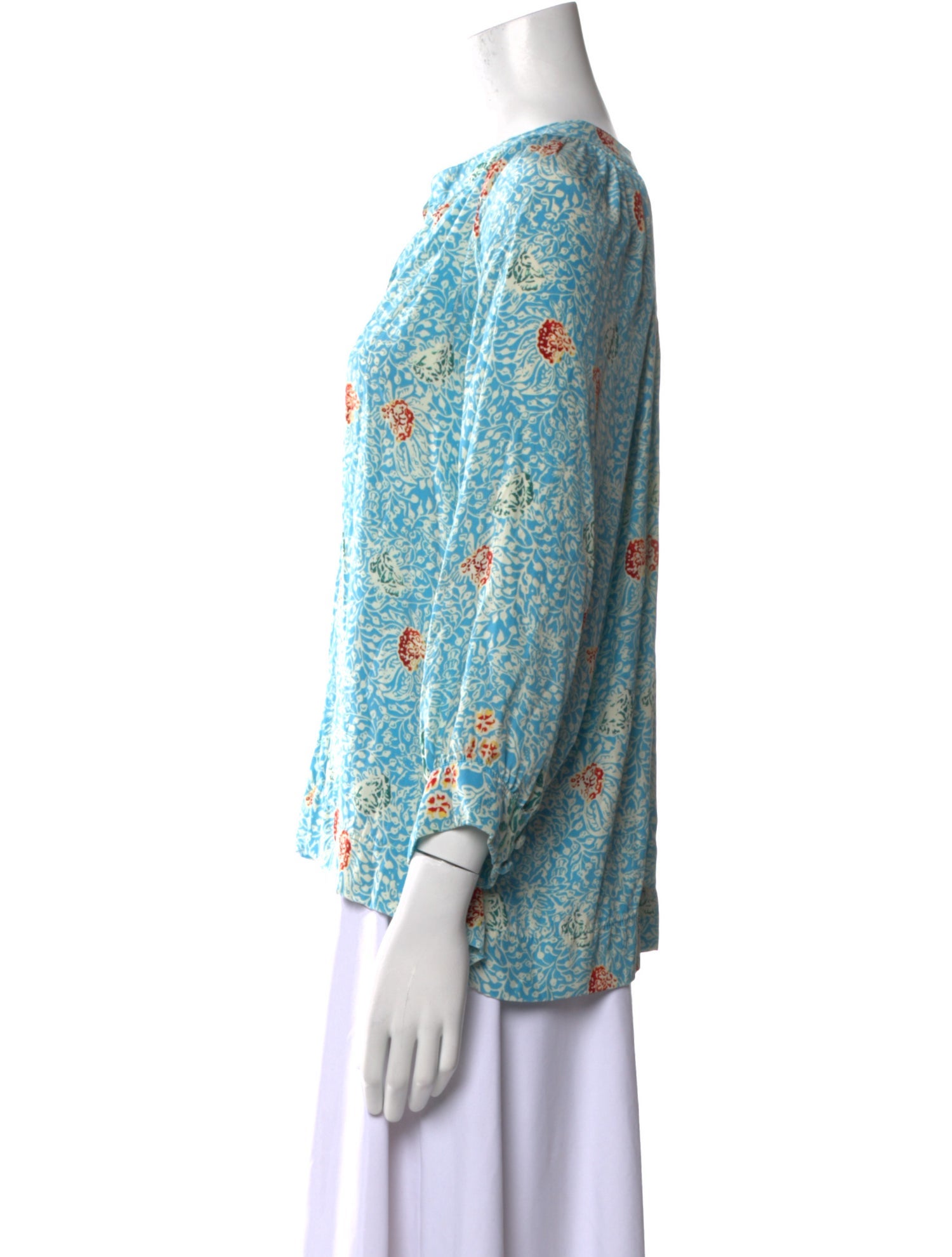 Natalie Martin Silk Floral Print Blouse