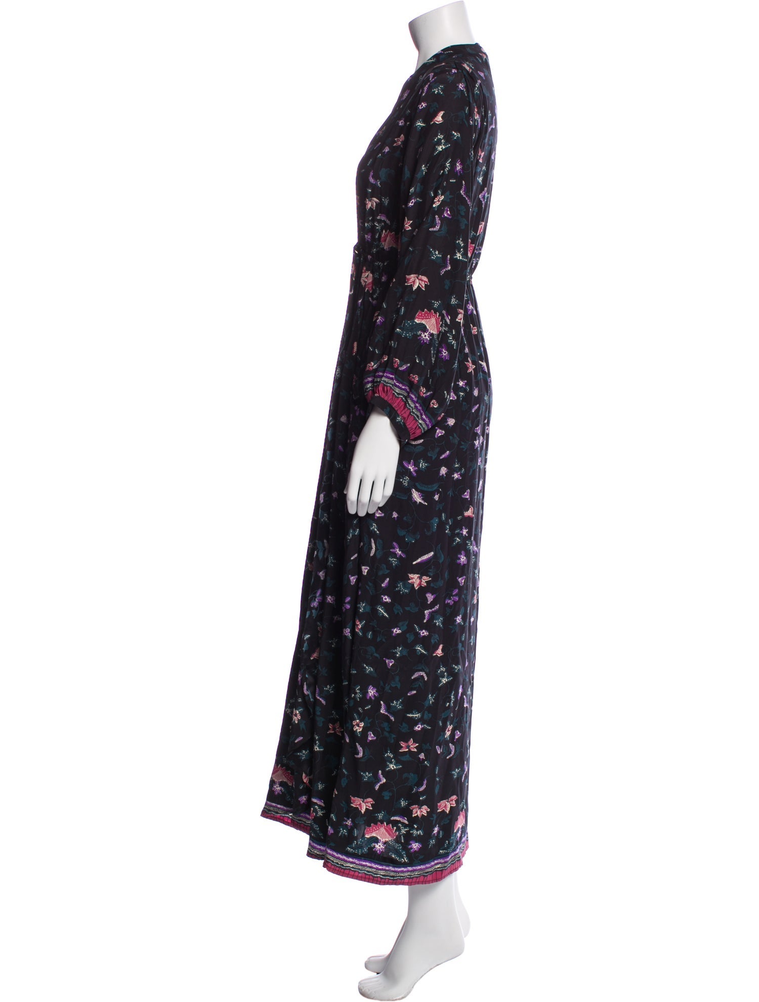 Natalie Martin Silk Long Dress