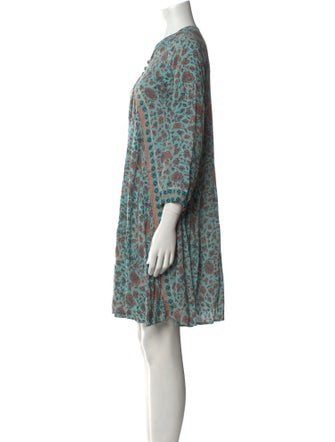 Natalie Martin Floral Print Knee-Length Dress
