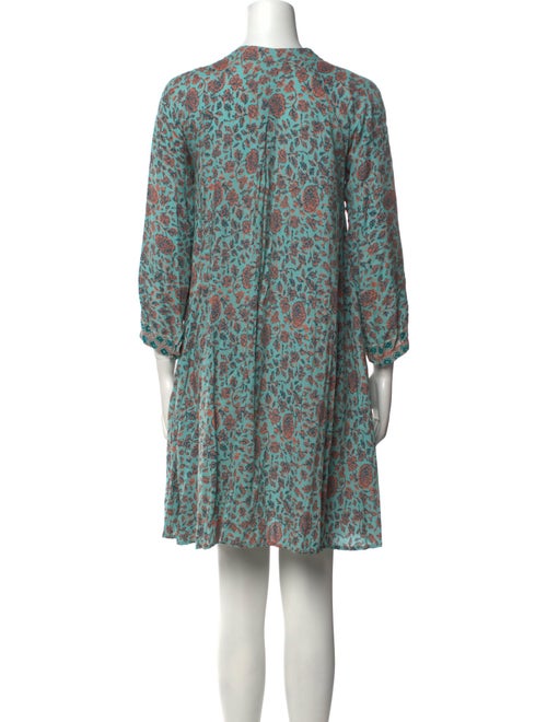 Natalie Martin Floral Print Knee-Length Dress