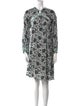 Natalie Martin Silk Knee-Length Dress