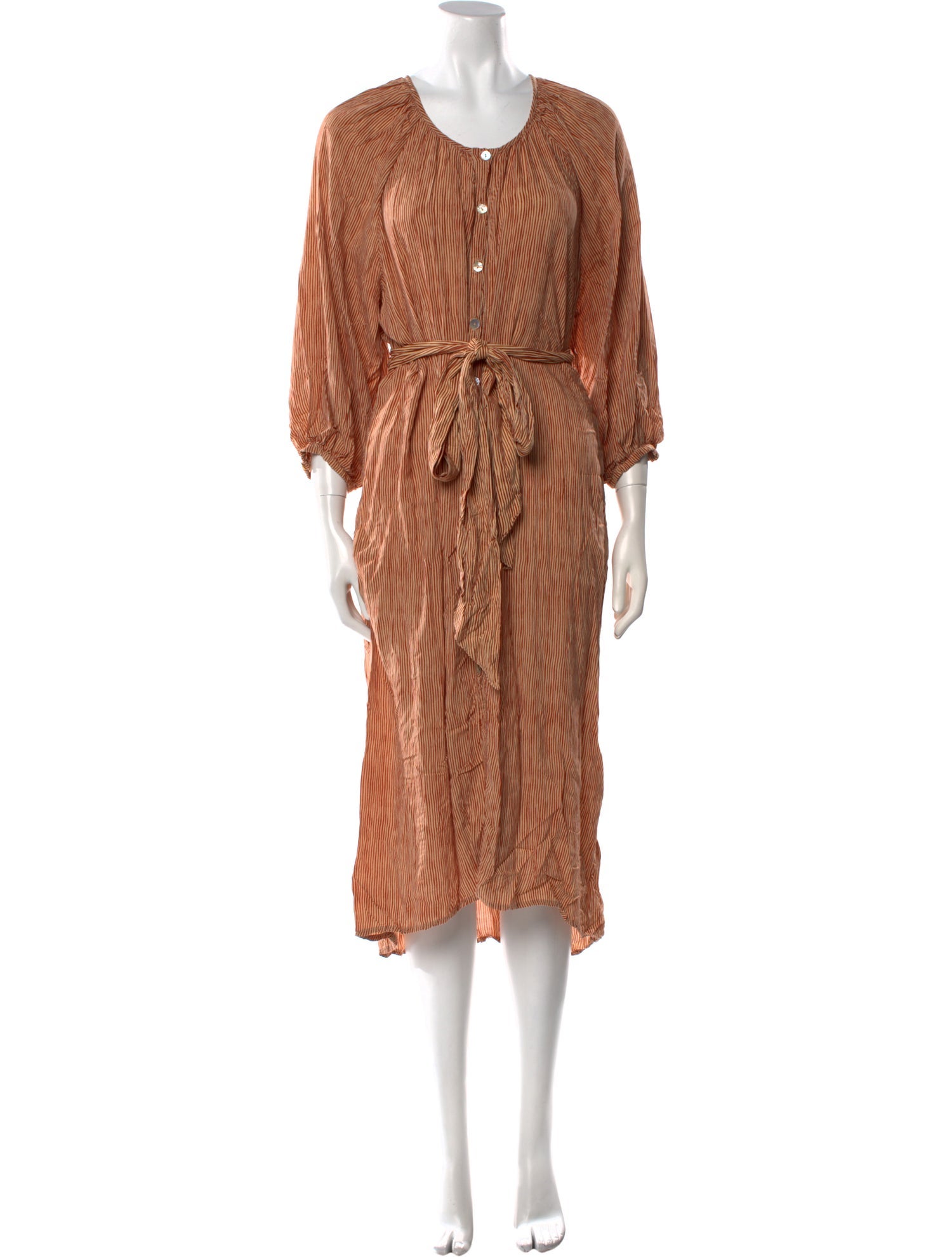 Natalie Martin Printed Knee-Length Dress