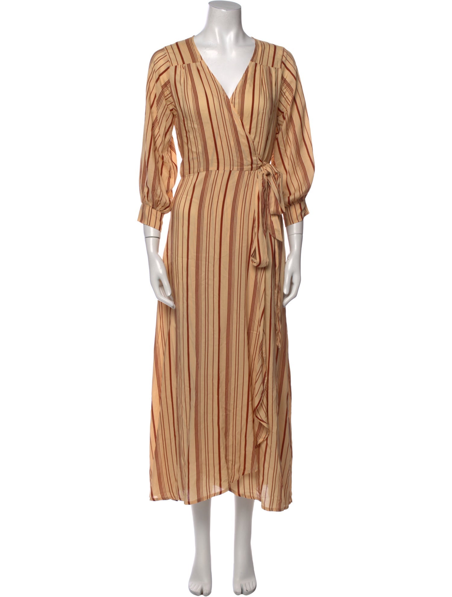 Natalie Martin Striped Long Dress