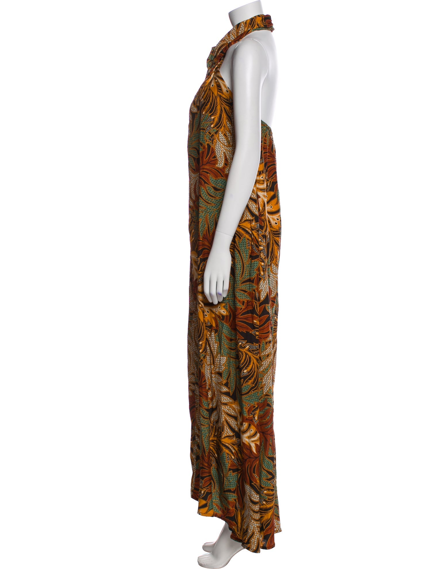 Natalie Martin Silk Long Dress