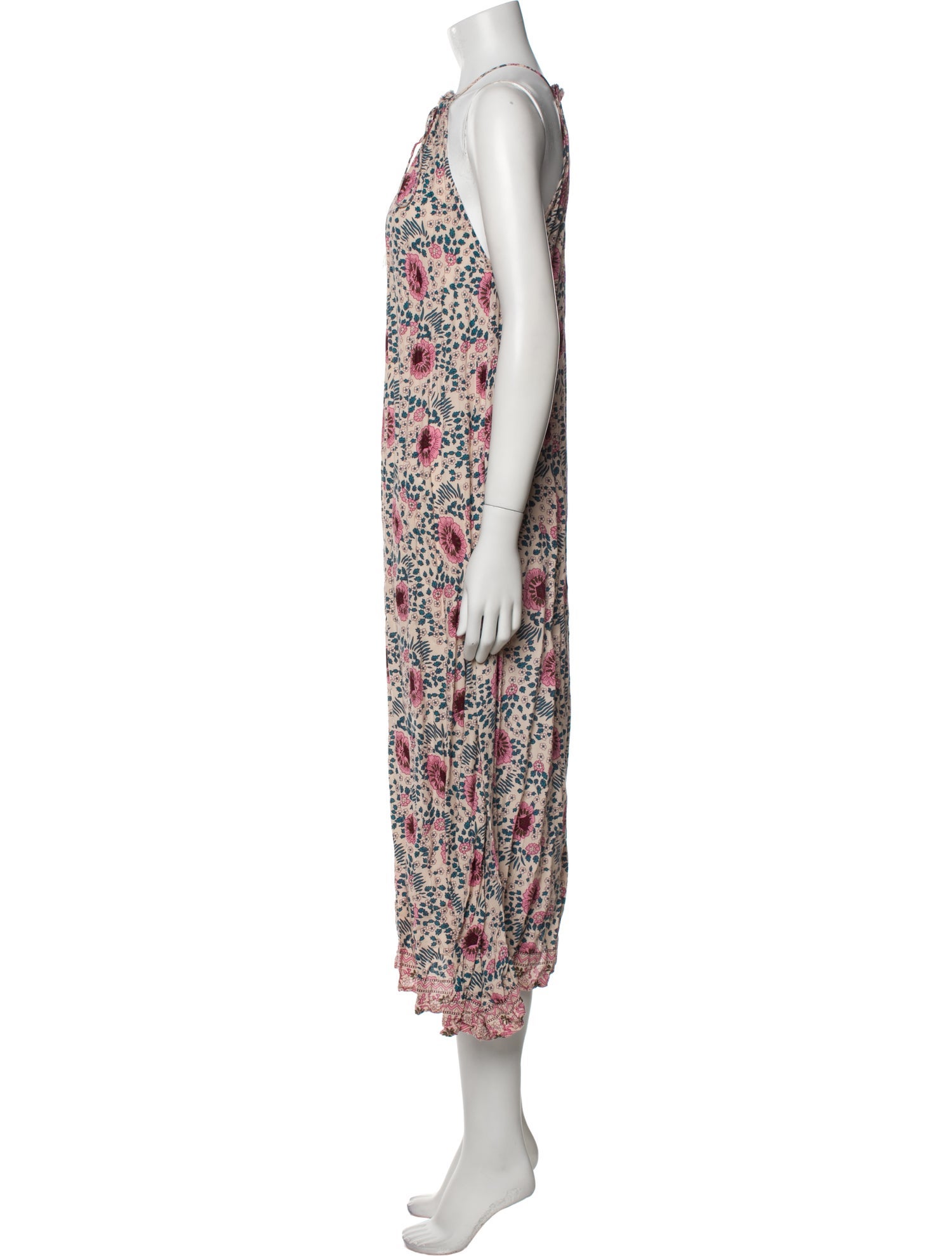 Natalie Martin Printed Long Dress