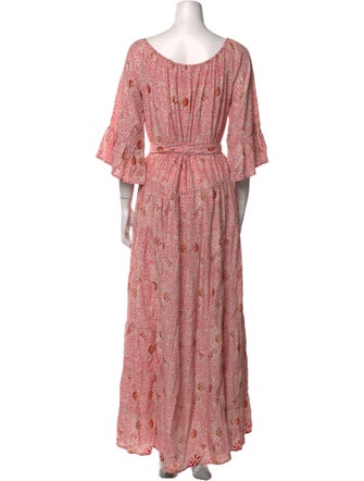 Natalie Martin Silk Midi Length Dress