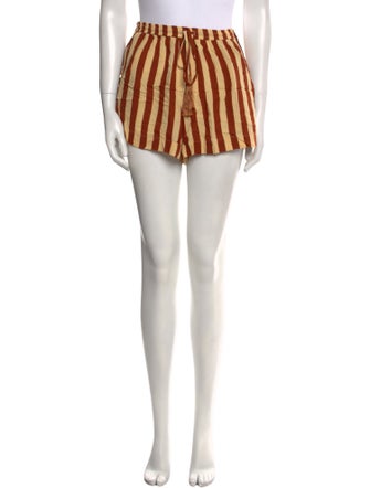 Natalie Martin Striped Mini Shorts