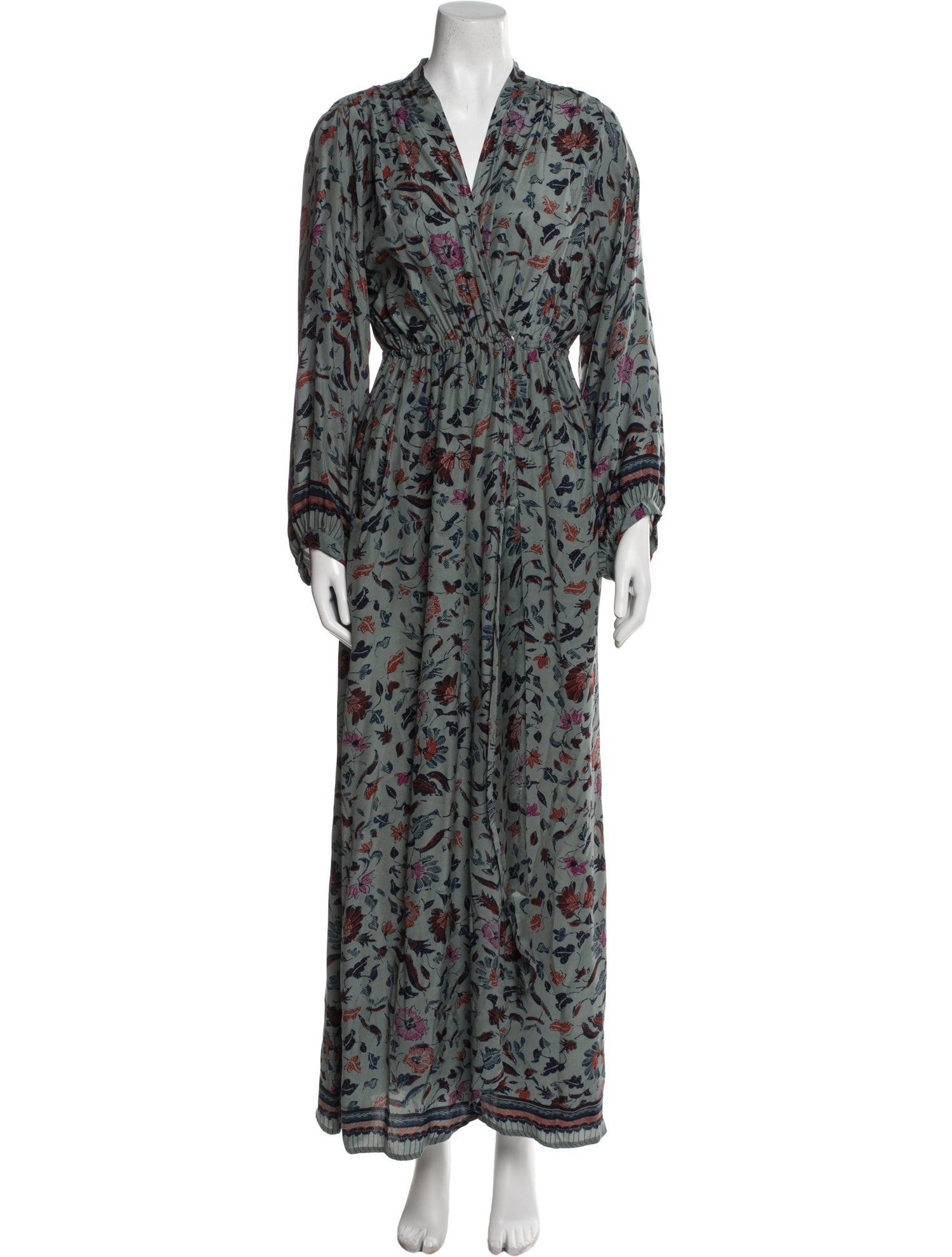 Natalie Martin Silk Long Dress