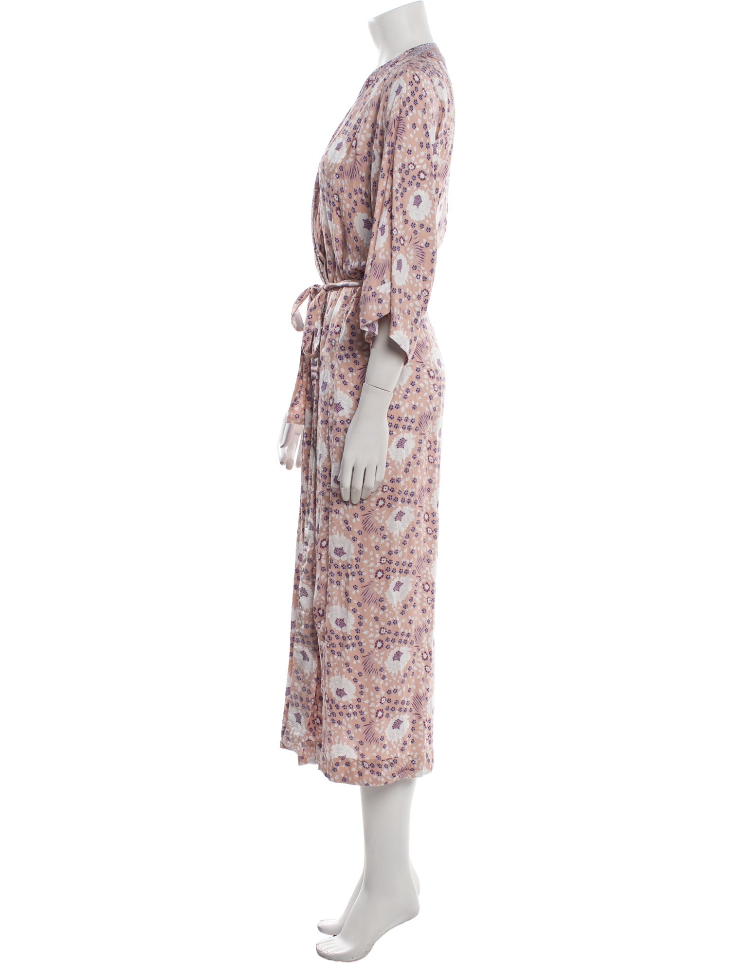 Natalie Martin Floral Print Long Dress