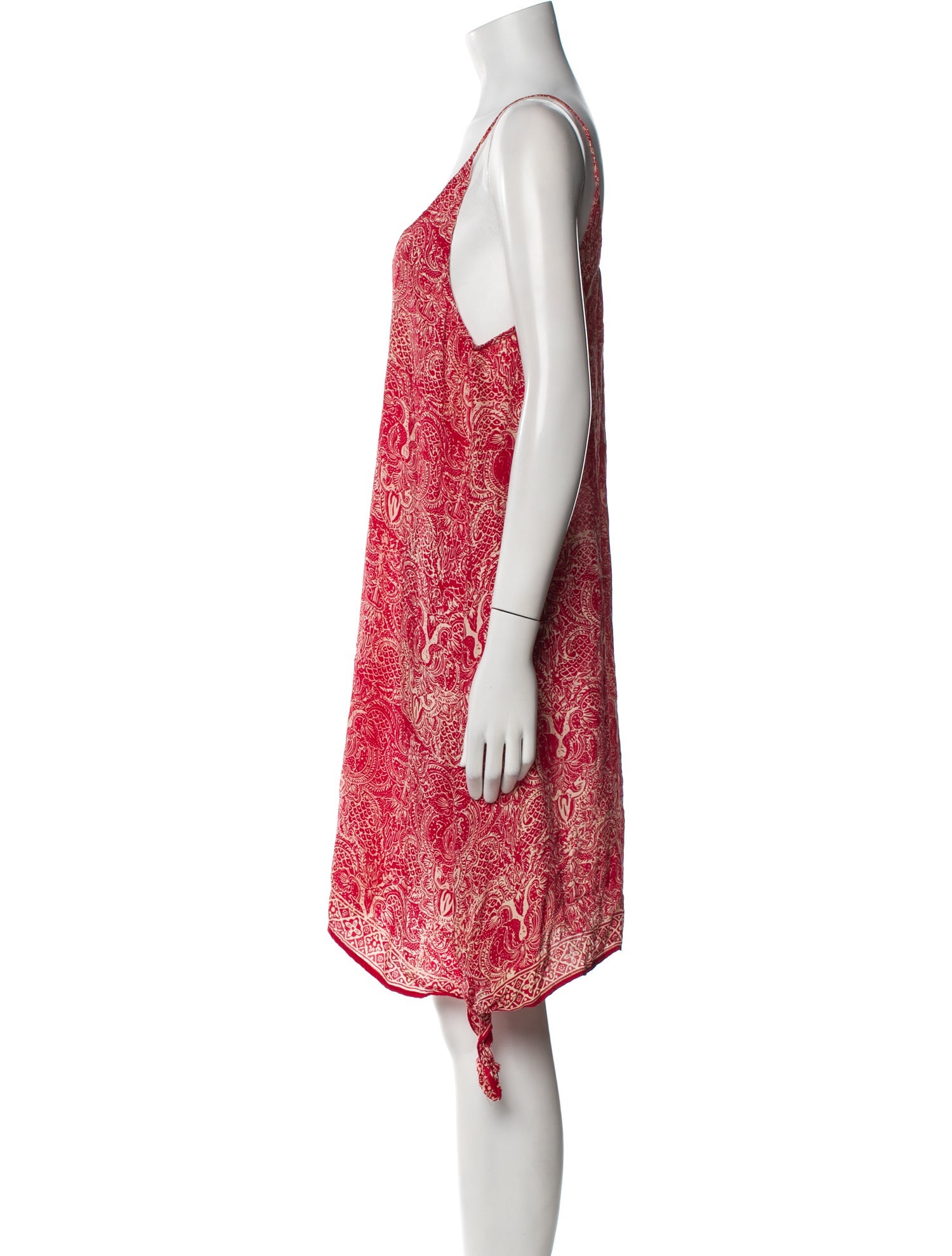 Natalie Martin Silk Midi Length Dress