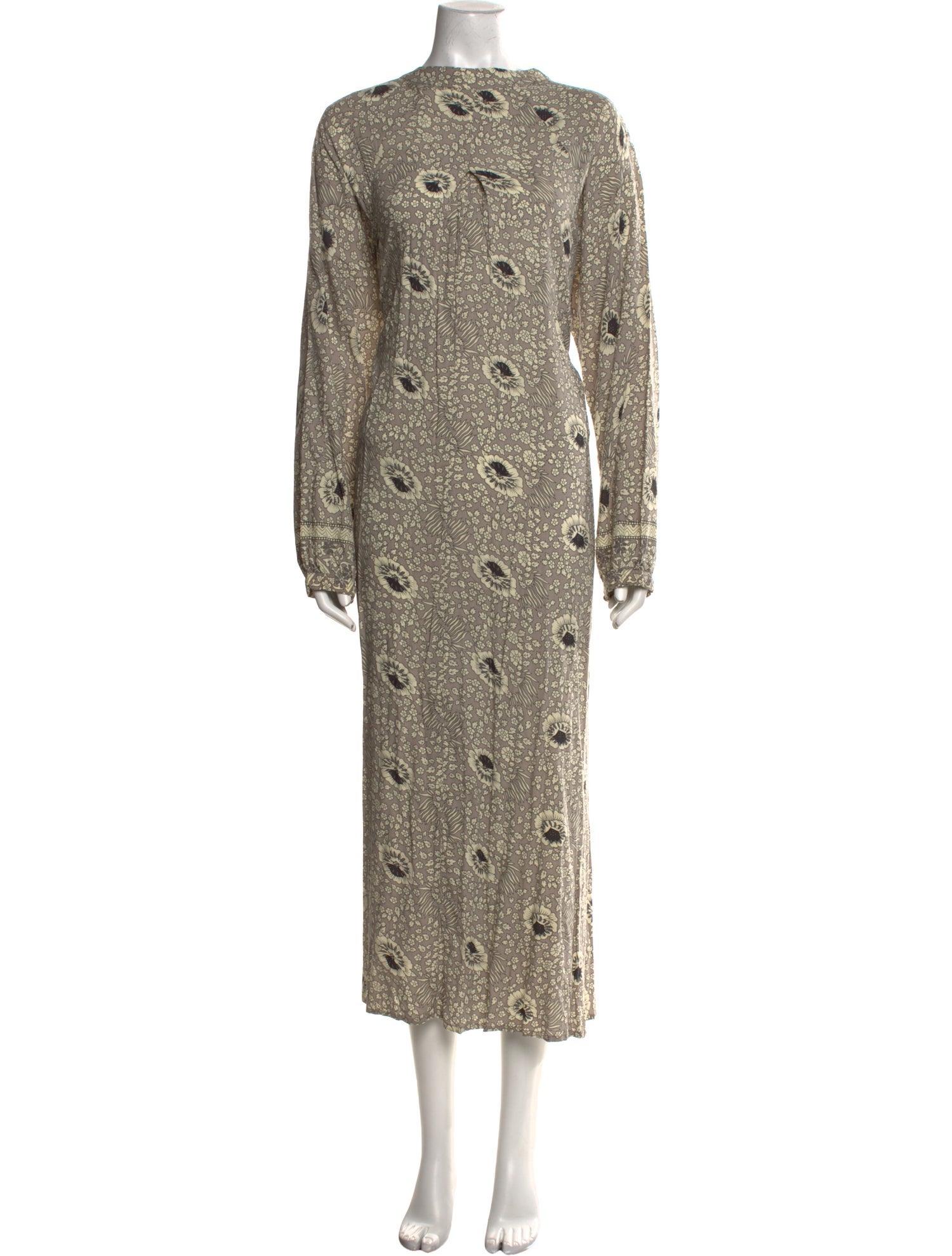 Natalie Martin Mock Neck Long Dress