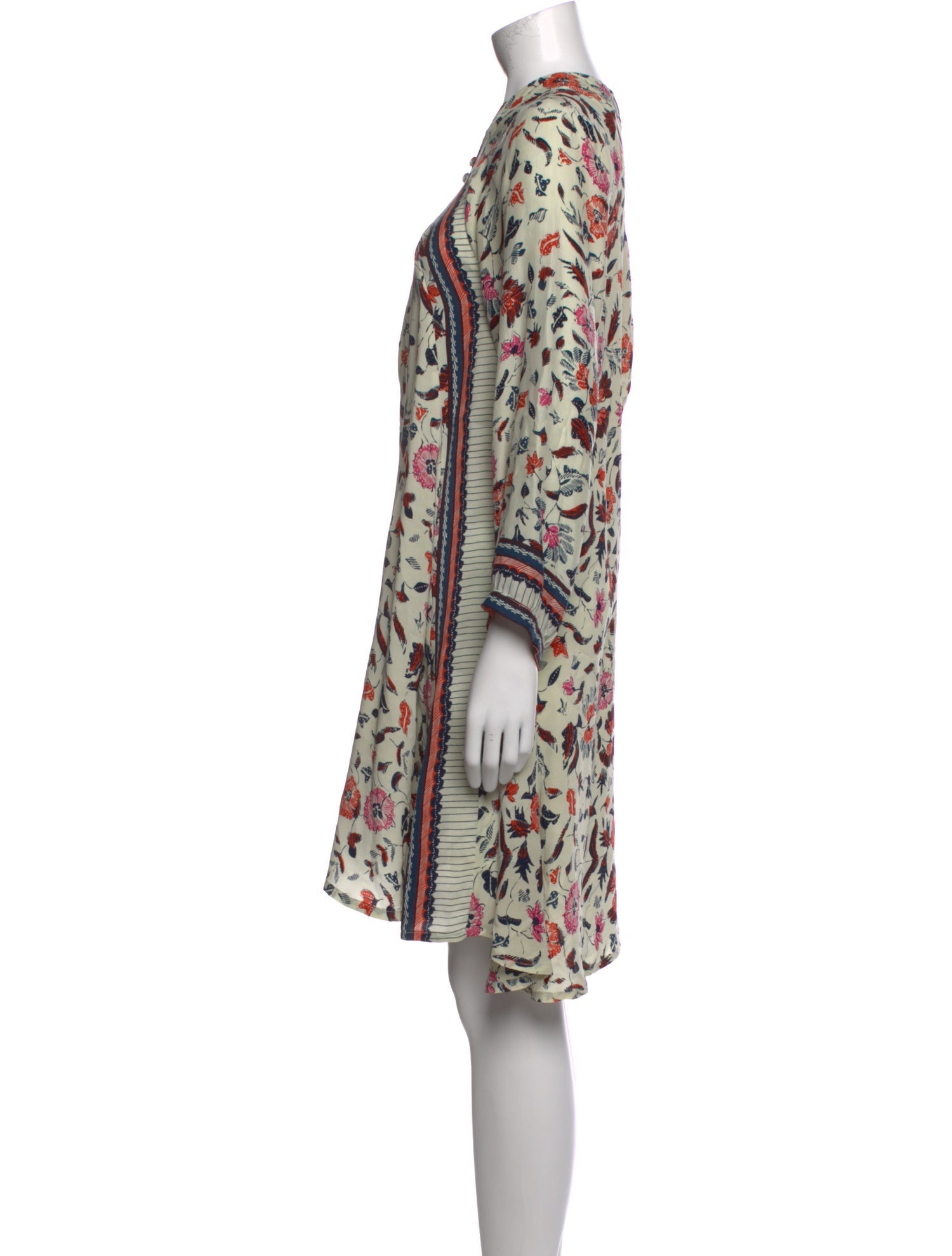 Natalie Martin Silk Knee-Length Dress