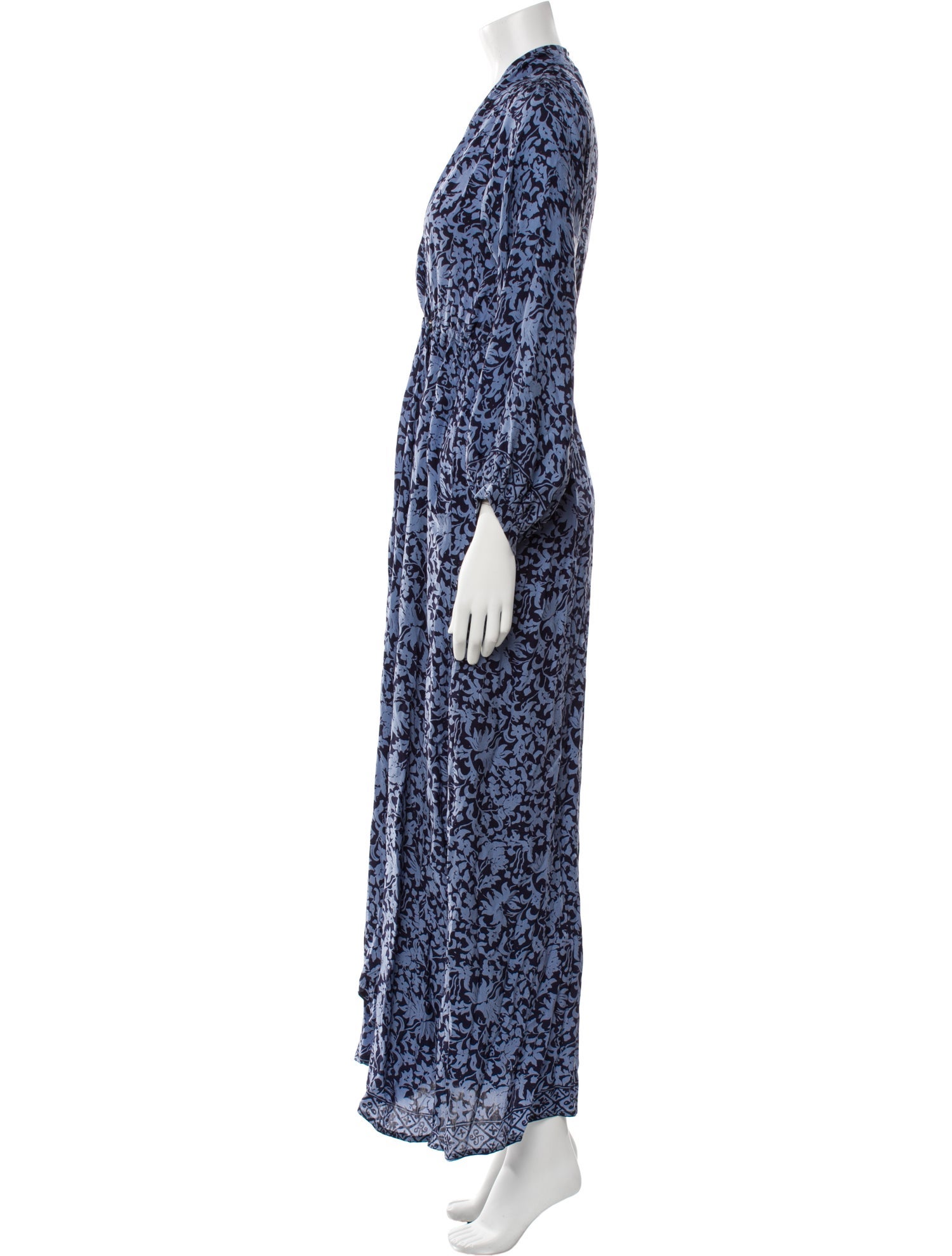 Natalie Martin Silk Long Dress