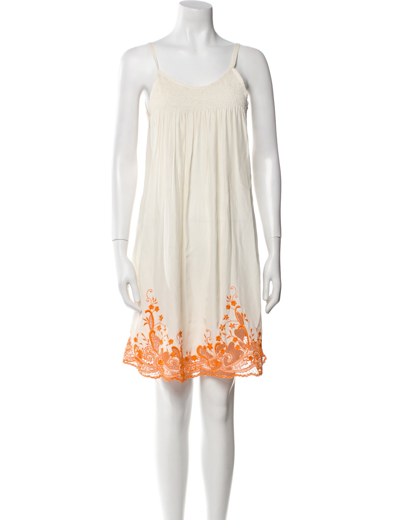 Natalie Martin Lace Pattern Mini Dress