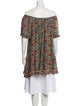 Natalie Martin Floral Print Off-The-Shoulder Tunic