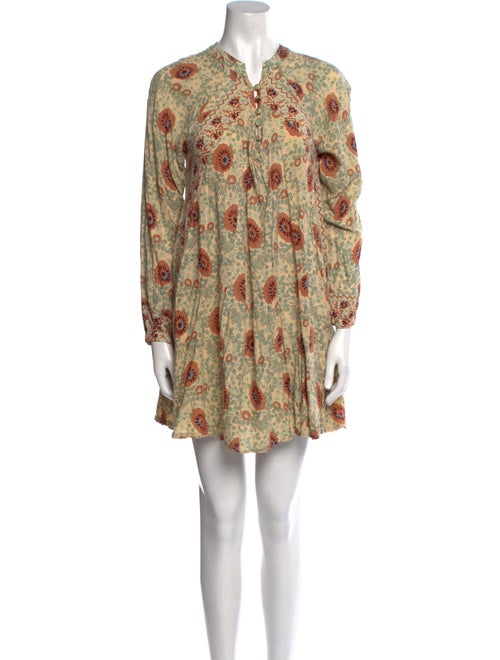 Natalie Martin Floral Print Mini Dress