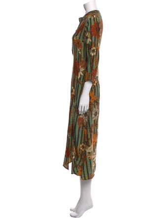 Natalie Martin Silk Long Dress