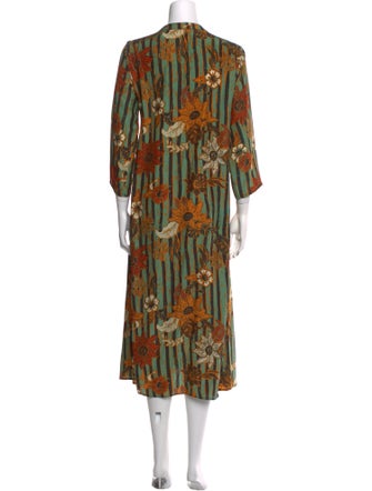 Natalie Martin Silk Long Dress