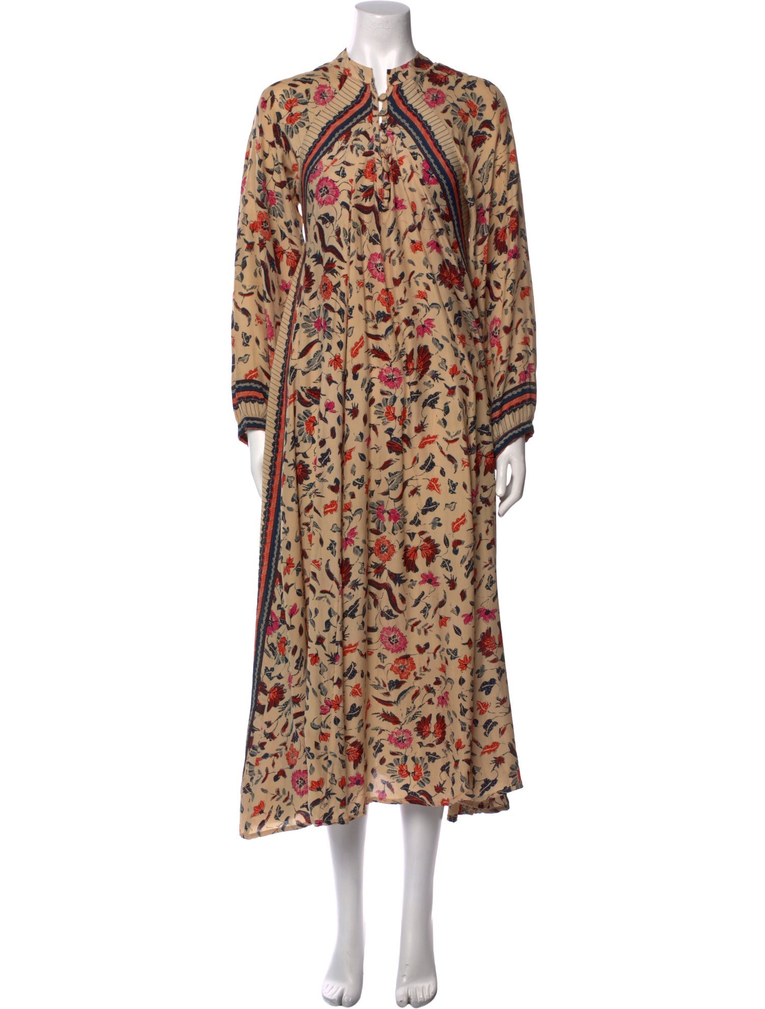 Natalie Martin Silk Long Dress