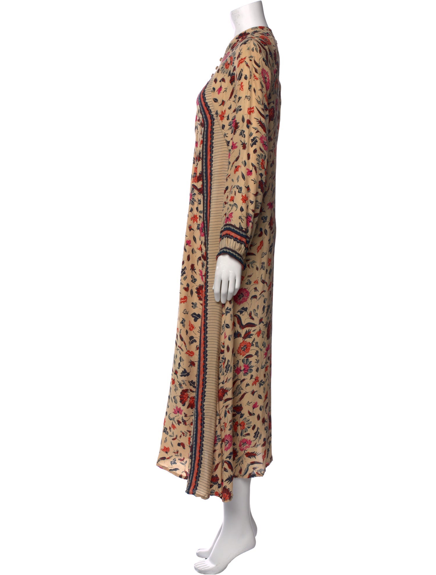 Natalie Martin Silk Long Dress
