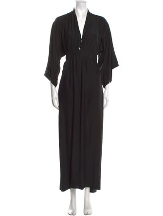 Natalie Martin Silk Long Dress