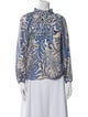 Natalie Martin Silk Printed Blouse