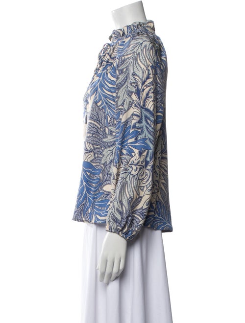 Natalie Martin Silk Printed Blouse