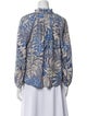 Natalie Martin Silk Printed Blouse