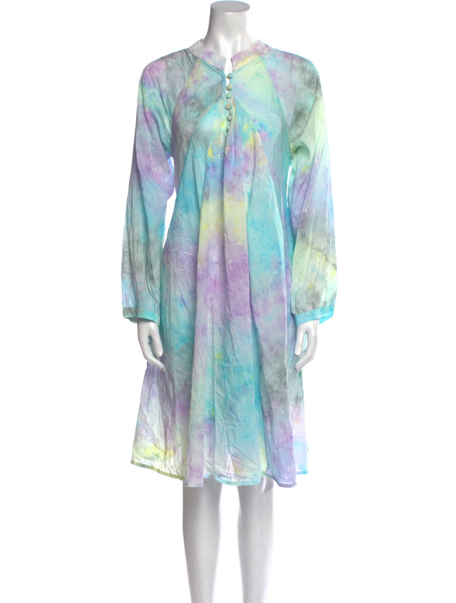 Natalie Martin Printed Knee-Length Dress w/ Tags