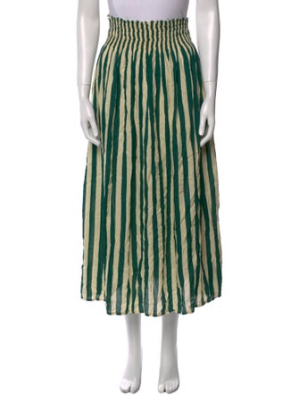 Natalie Martin Striped Midi Length Skirt