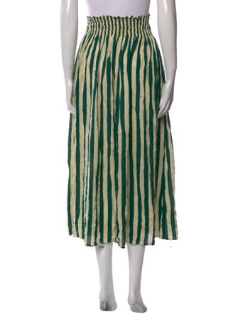 Natalie Martin Striped Midi Length Skirt
