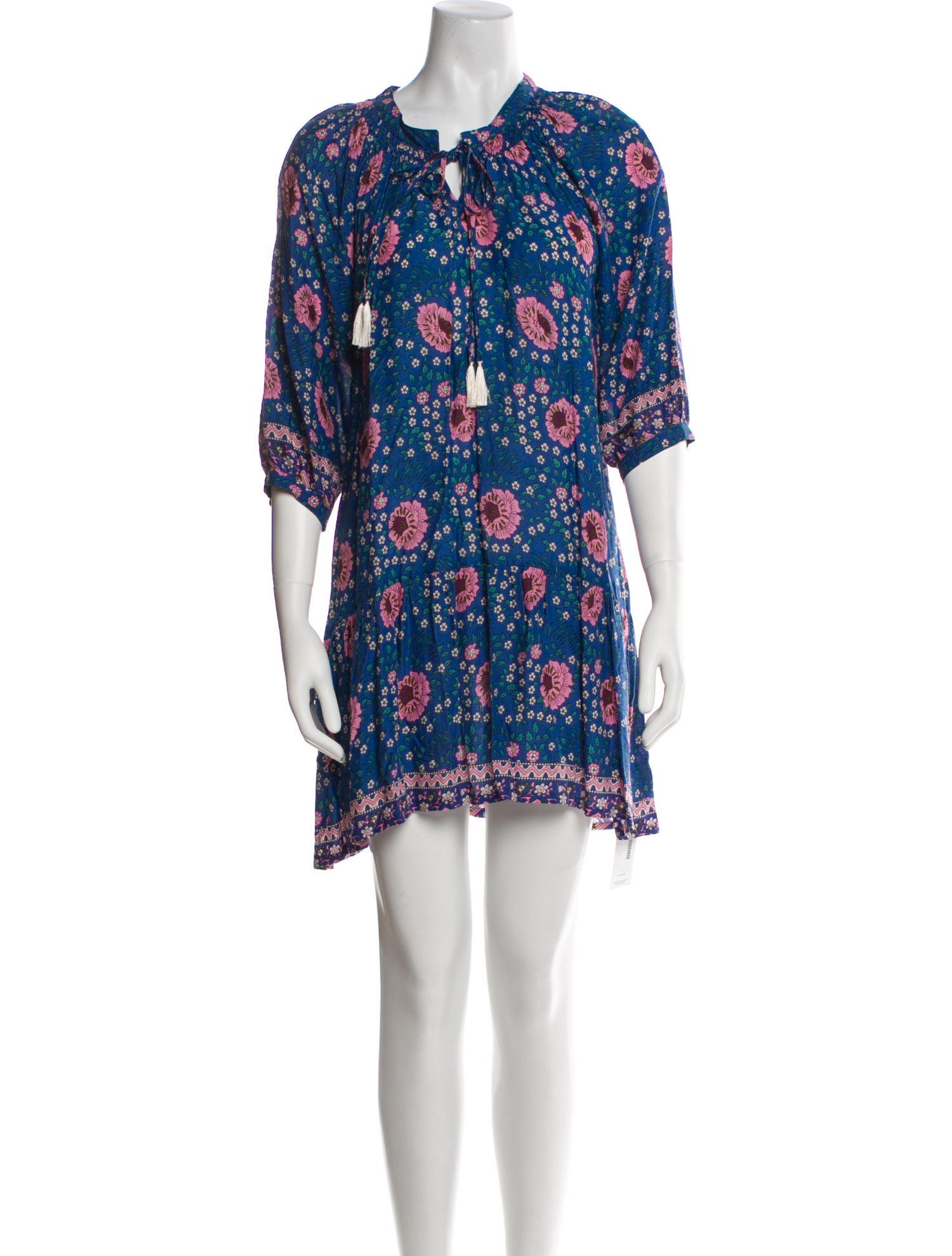 Natalie Martin Floral Print Mini Dress