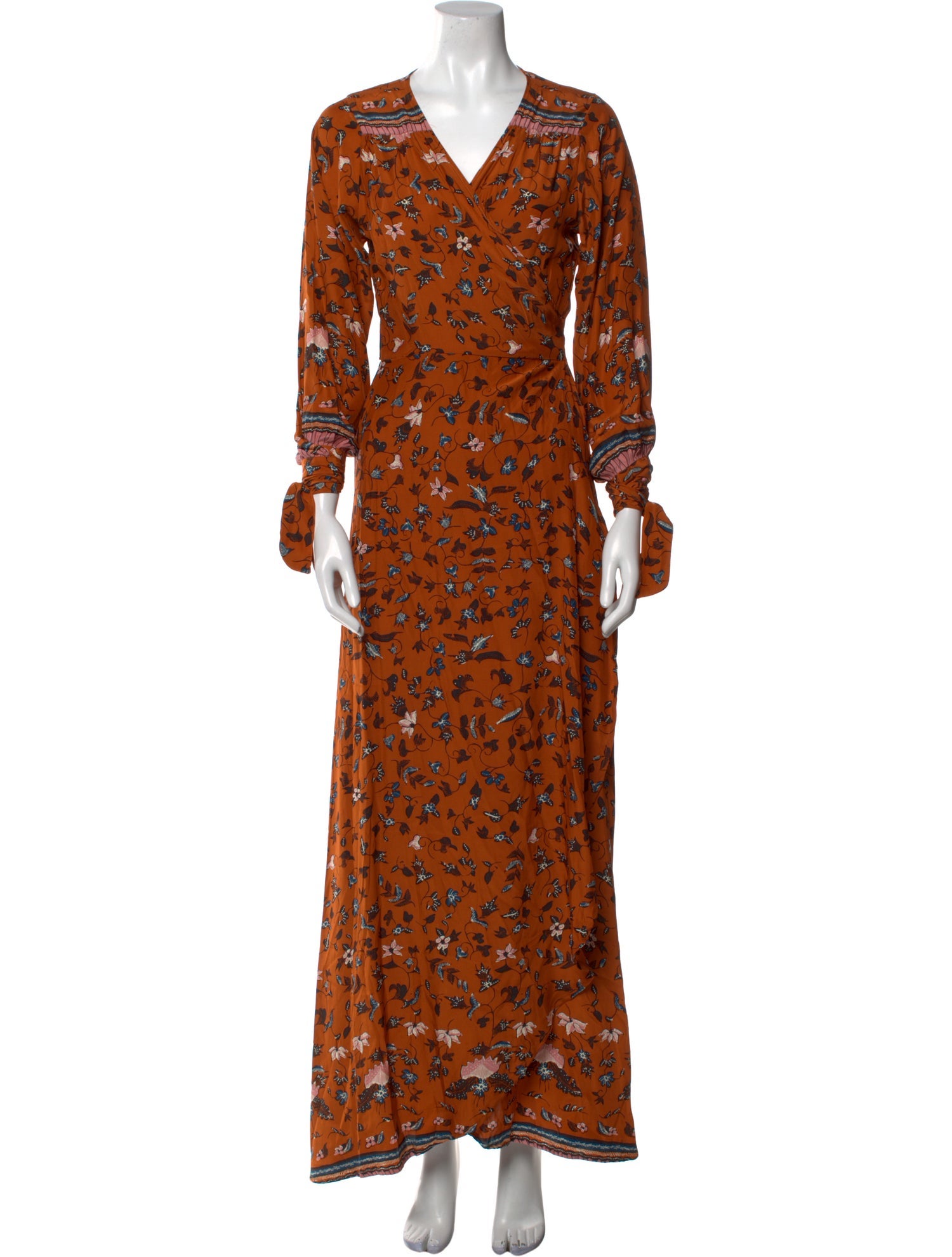 Natalie Martin Silk Long Dress