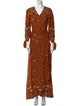 Natalie Martin Silk Long Dress