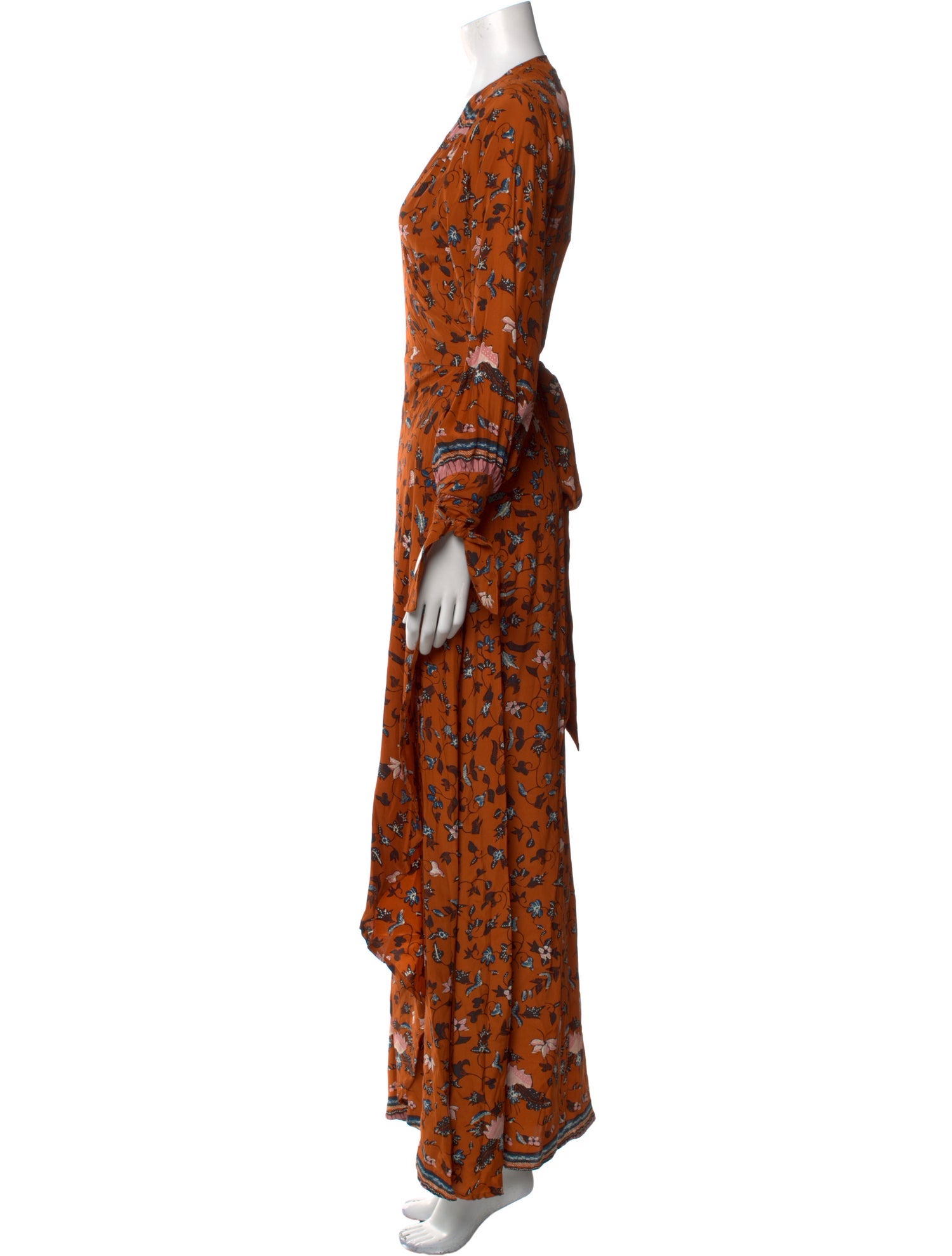 Natalie Martin Silk Long Dress