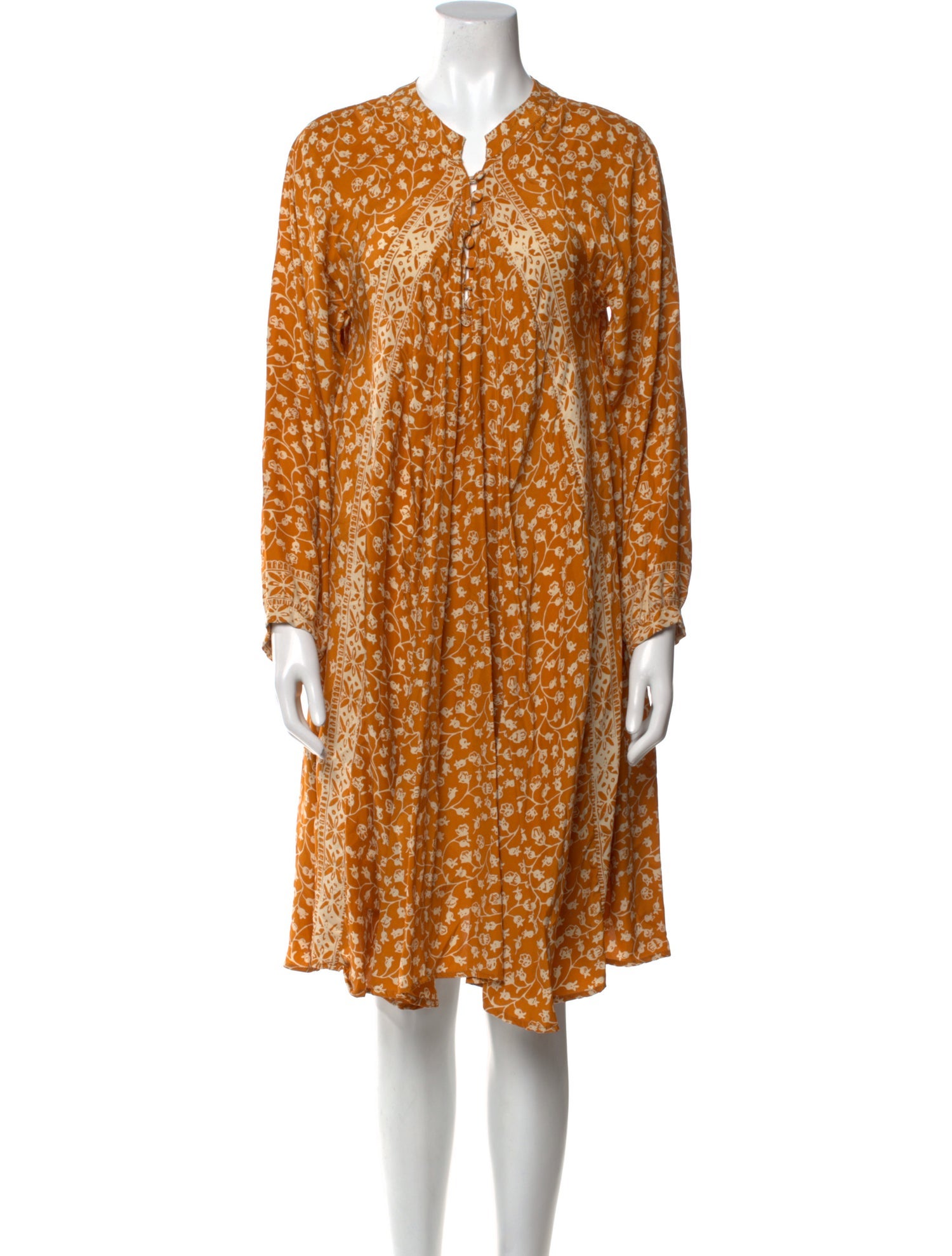 Natalie Martin Silk Knee-Length Dress