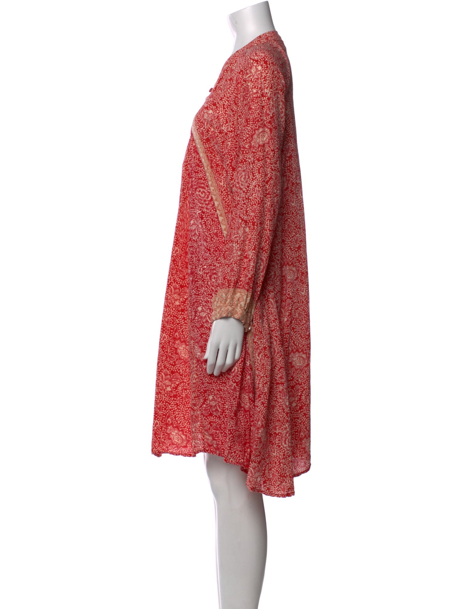 Natalie Martin Silk Knee-Length Dress