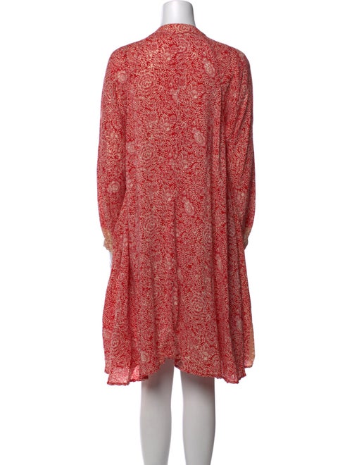 Natalie Martin Silk Knee-Length Dress