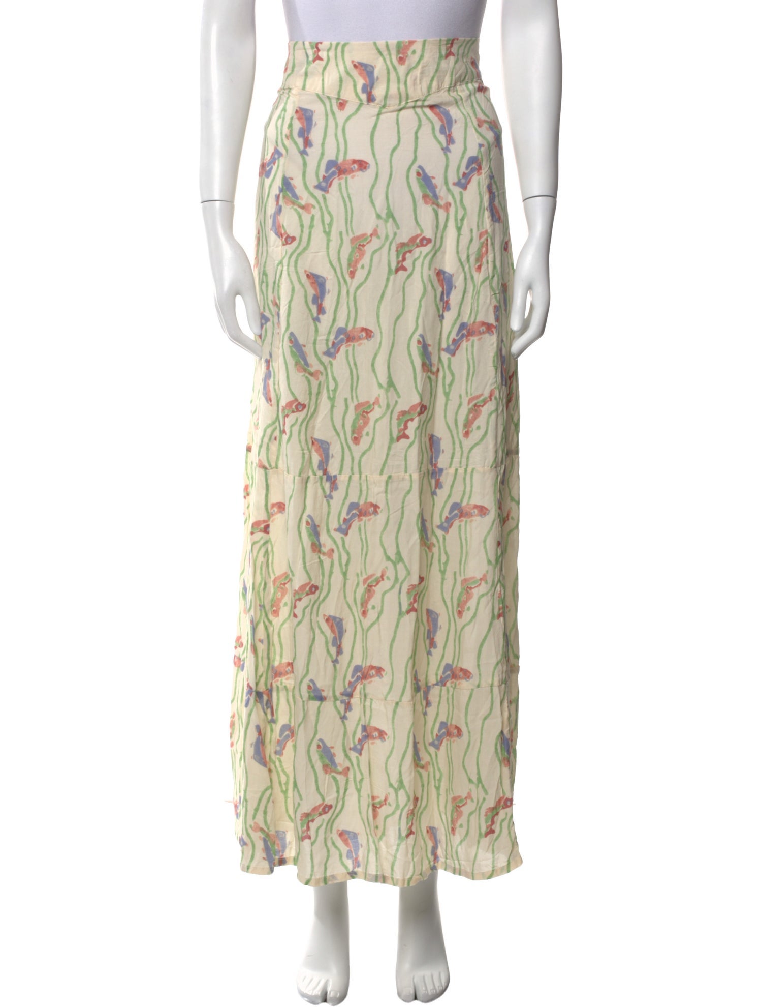 Natalie Martin Printed Long Skirt w/ Tags