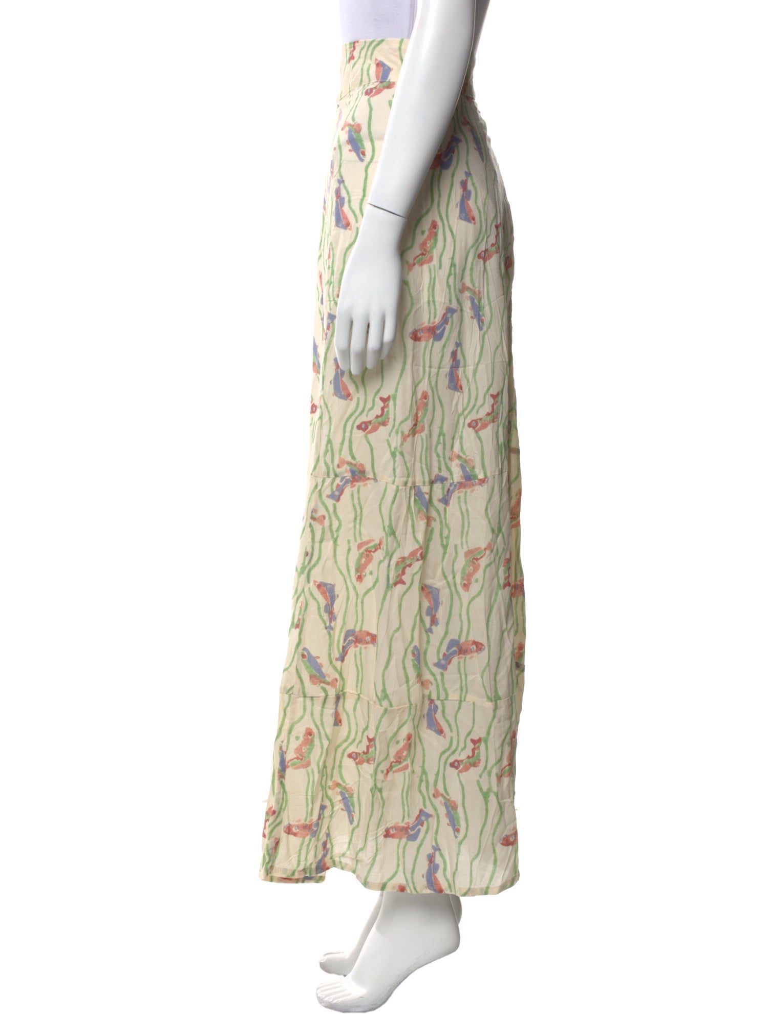 Natalie Martin Printed Long Skirt w/ Tags