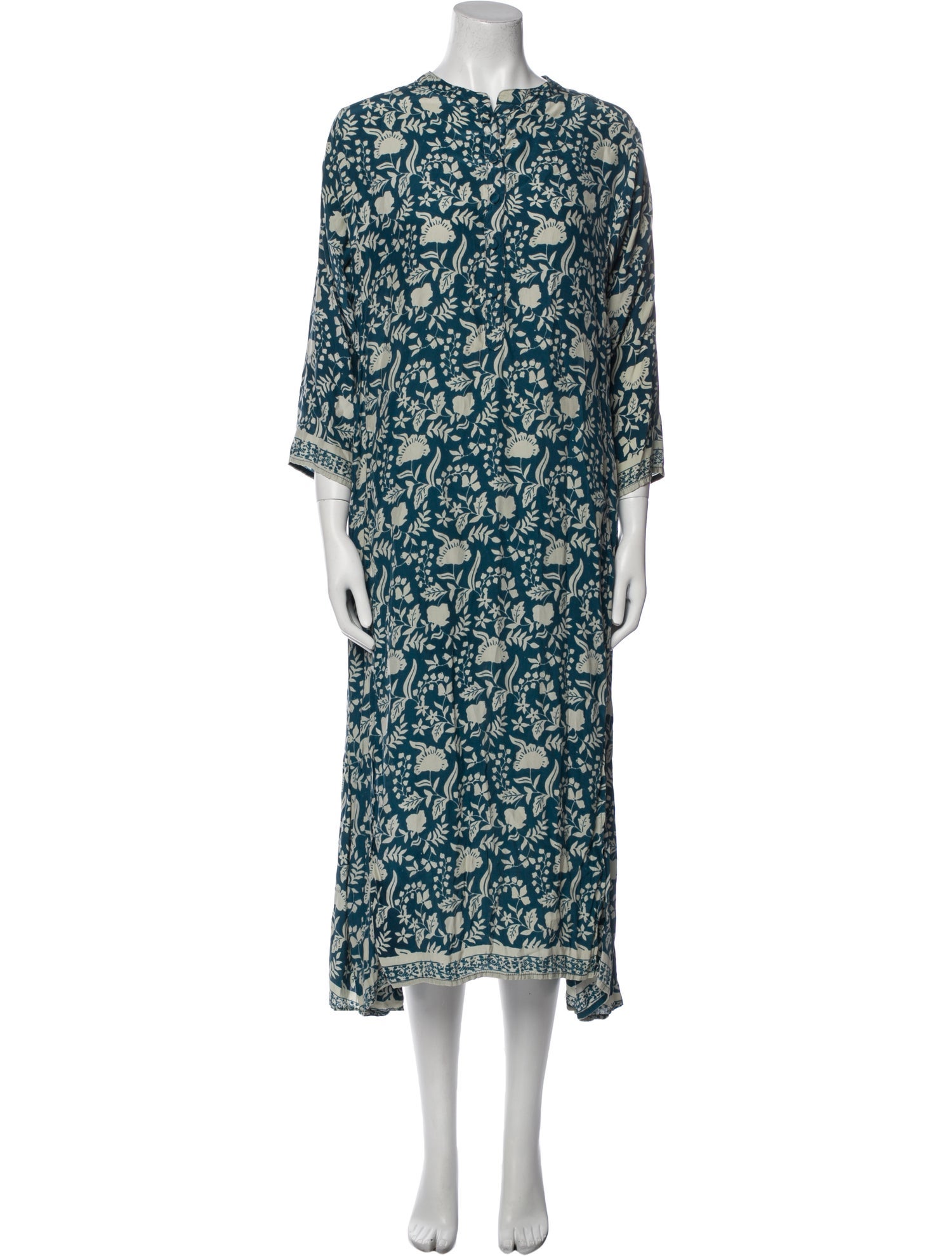 Natalie Martin Silk Long Dress