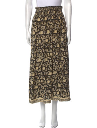 Natalie Martin Silk Midi Length Skirt