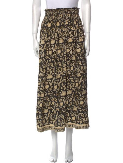 Natalie Martin Silk Midi Length Skirt