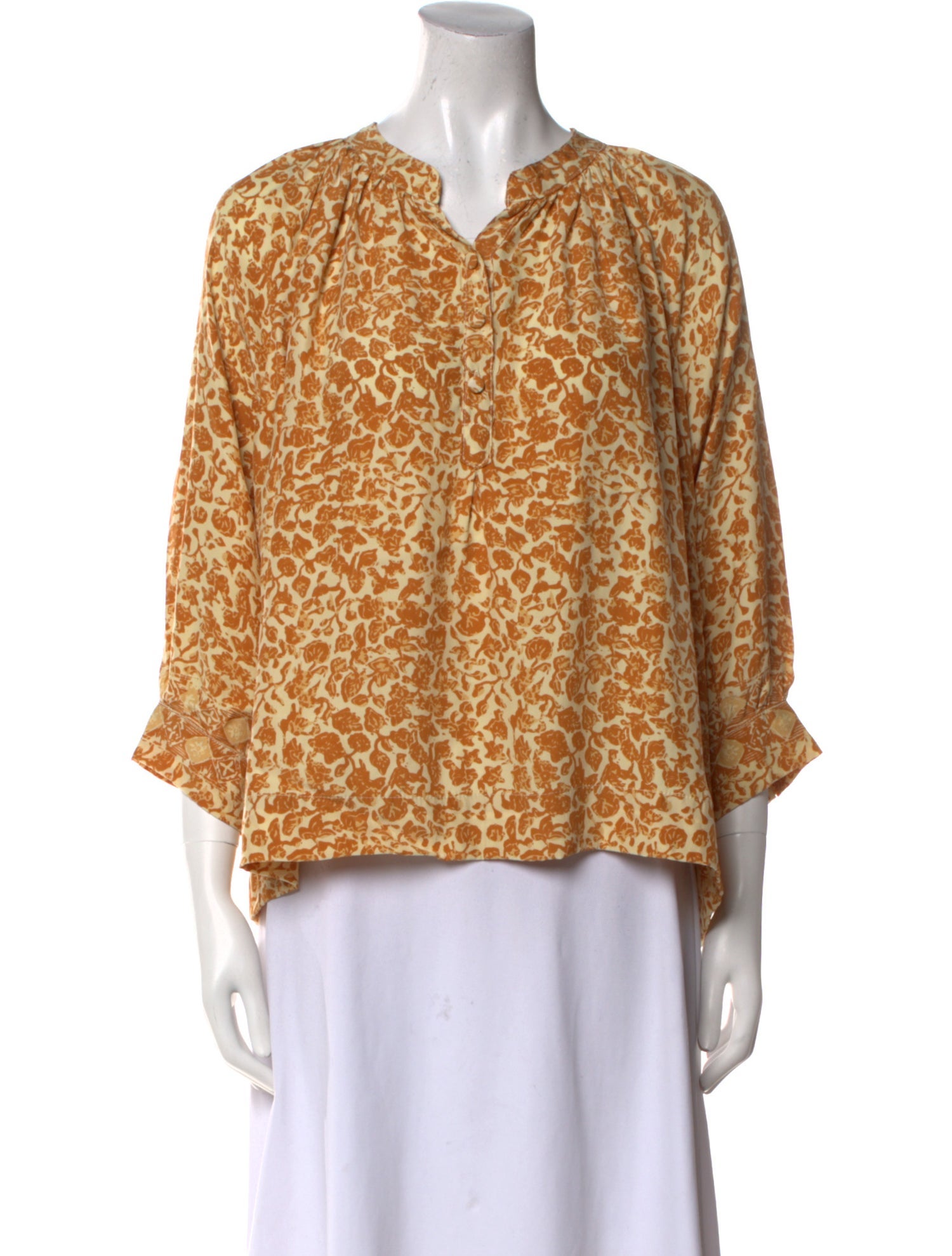 Natalie Martin Silk Printed Blouse